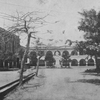 Paseo Colón y Cuartel General de Barranquilla. 1928