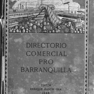 Portada  Directorio Comercial Pro Barranquilla, 1928